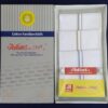 Arihant AH 1625 — White Cotton Handkerchiefs with Colour Borders, 16″ (41 cm)